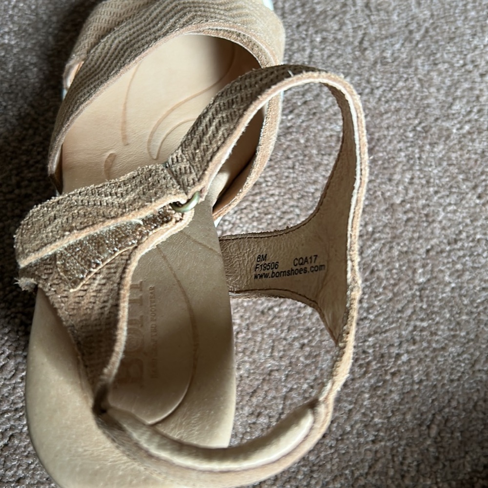 Born woman platform sandals size 8 - Picture 4 of 5